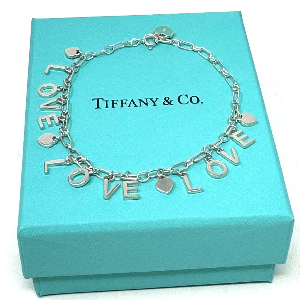 Authentic Tiffany & co. Love Notes Charm Bracelet.